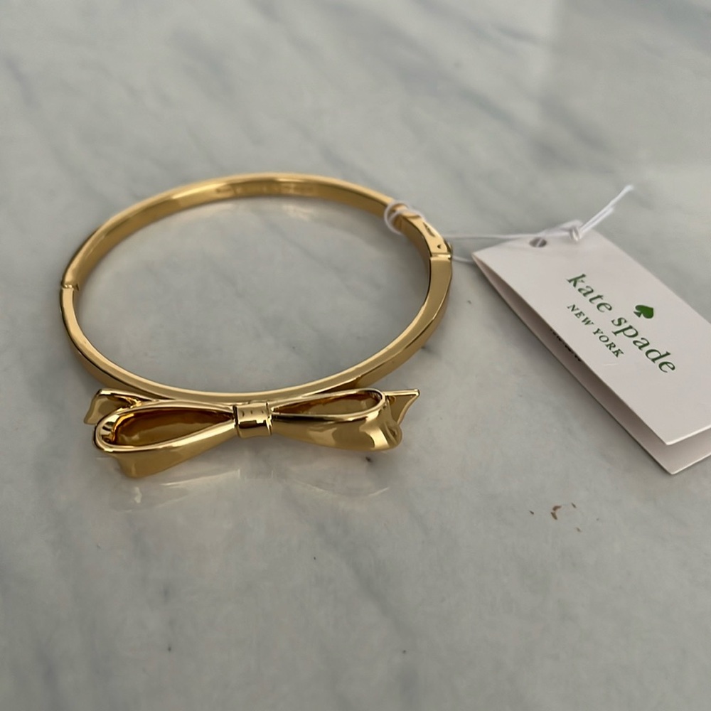 Kate Spade Gold Bracelet with a bow